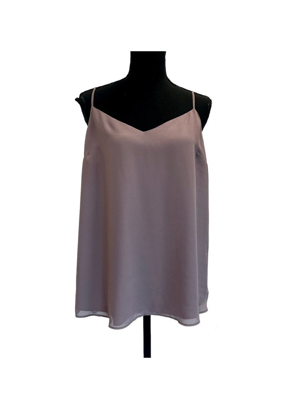 SIMONS Contemporaine mauve purple flowy V-neck camisole Sz M